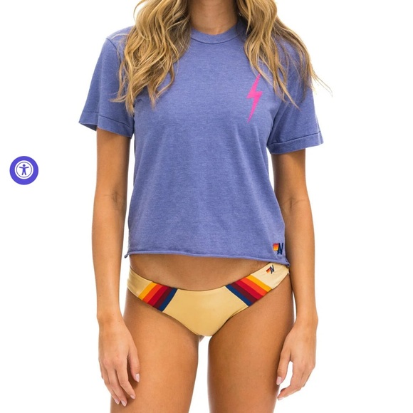 Aviator Nation blot cropped tee - Picture 4 of 4